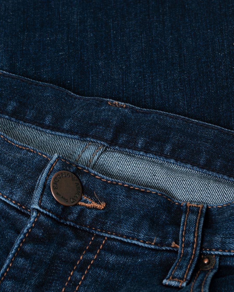 Herre | Jeans | Pre-owned | Emporio Armani Regular Fit Jeans Dark Blue W34L32