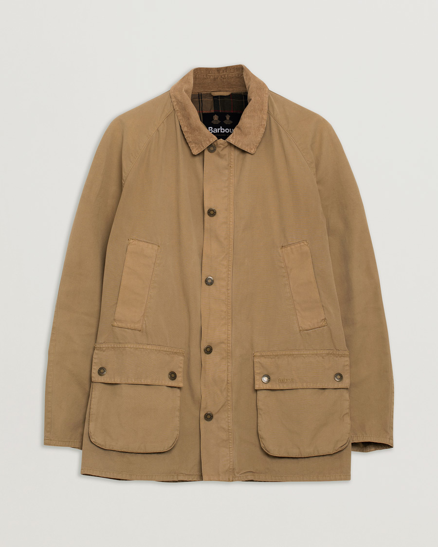 Herre | Barbour Lifestyle Ashby Casual Jacket Stone | Pre-owned | Barbour Lifestyle Ashby Casual Jacket Stone