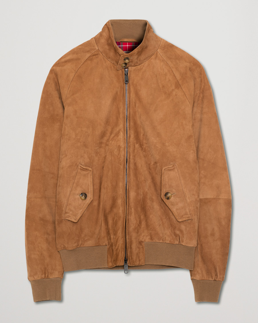 Herre | Baracuta G9 Suede Jacket Tobacco | Pre-owned | Baracuta G9 Suede Jacket Tobacco
