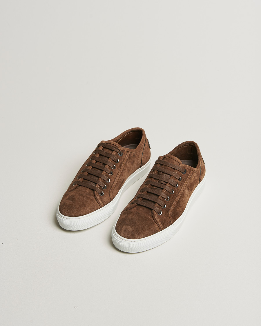 Herre | Brioni Casetta Suede Sneakers Brown | Pre-owned | Brioni Casetta Suede Sneakers Brown