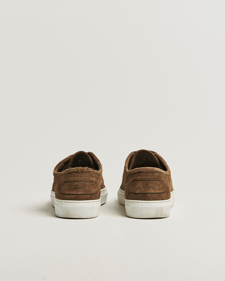 Herre | Brioni Casetta Suede Sneakers Brown | Pre-owned | Brioni Casetta Suede Sneakers Brown