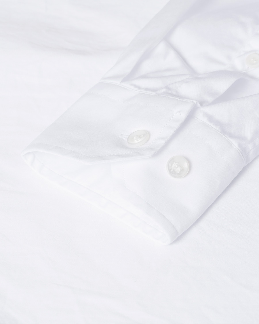 Herre |  | Pre-owned | Giorgio Armani Poplin Guru Collar Shirt White