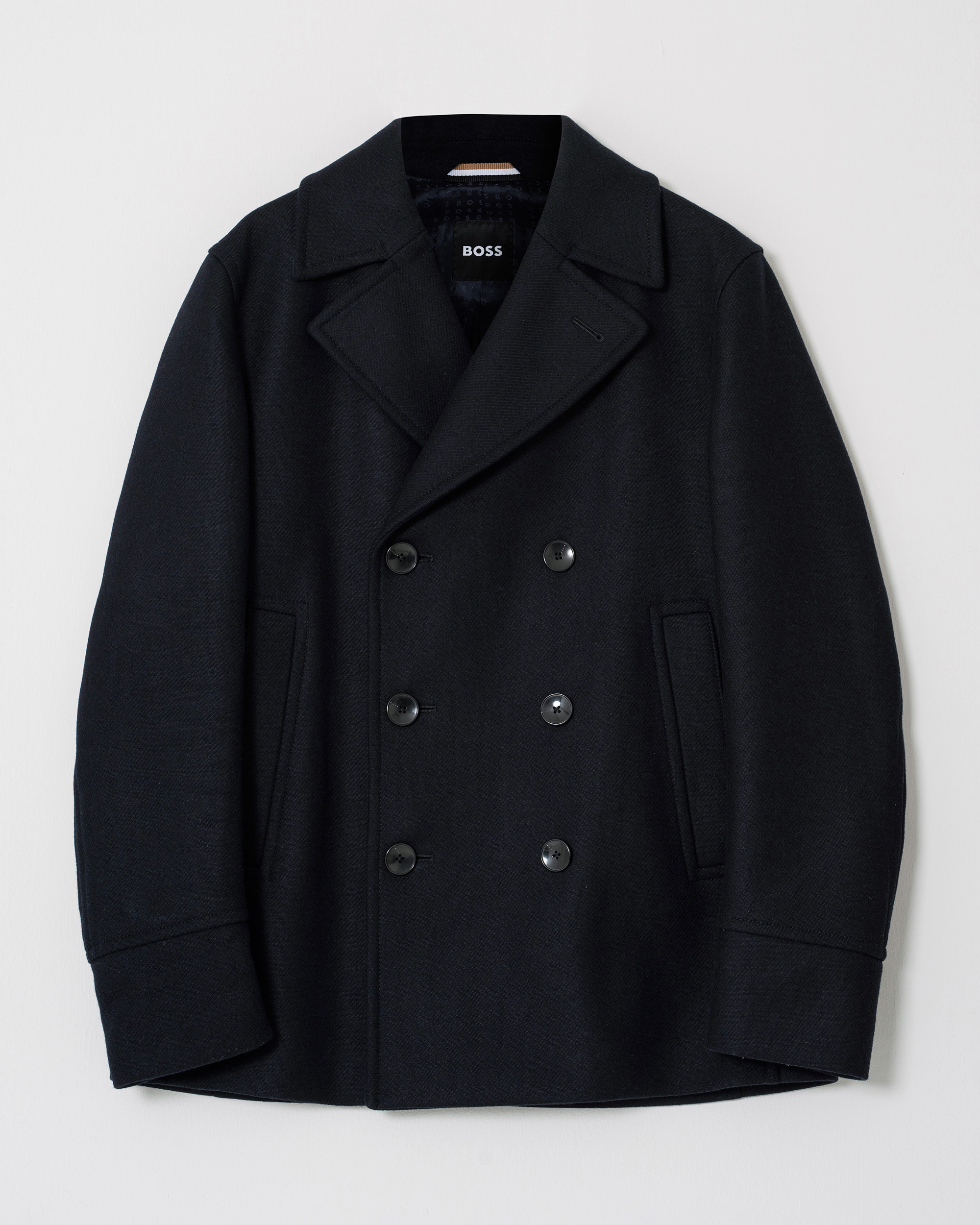 Herre | Jakker | Pre-owned | BOSS Hyde Peacoat Dark Blue 46