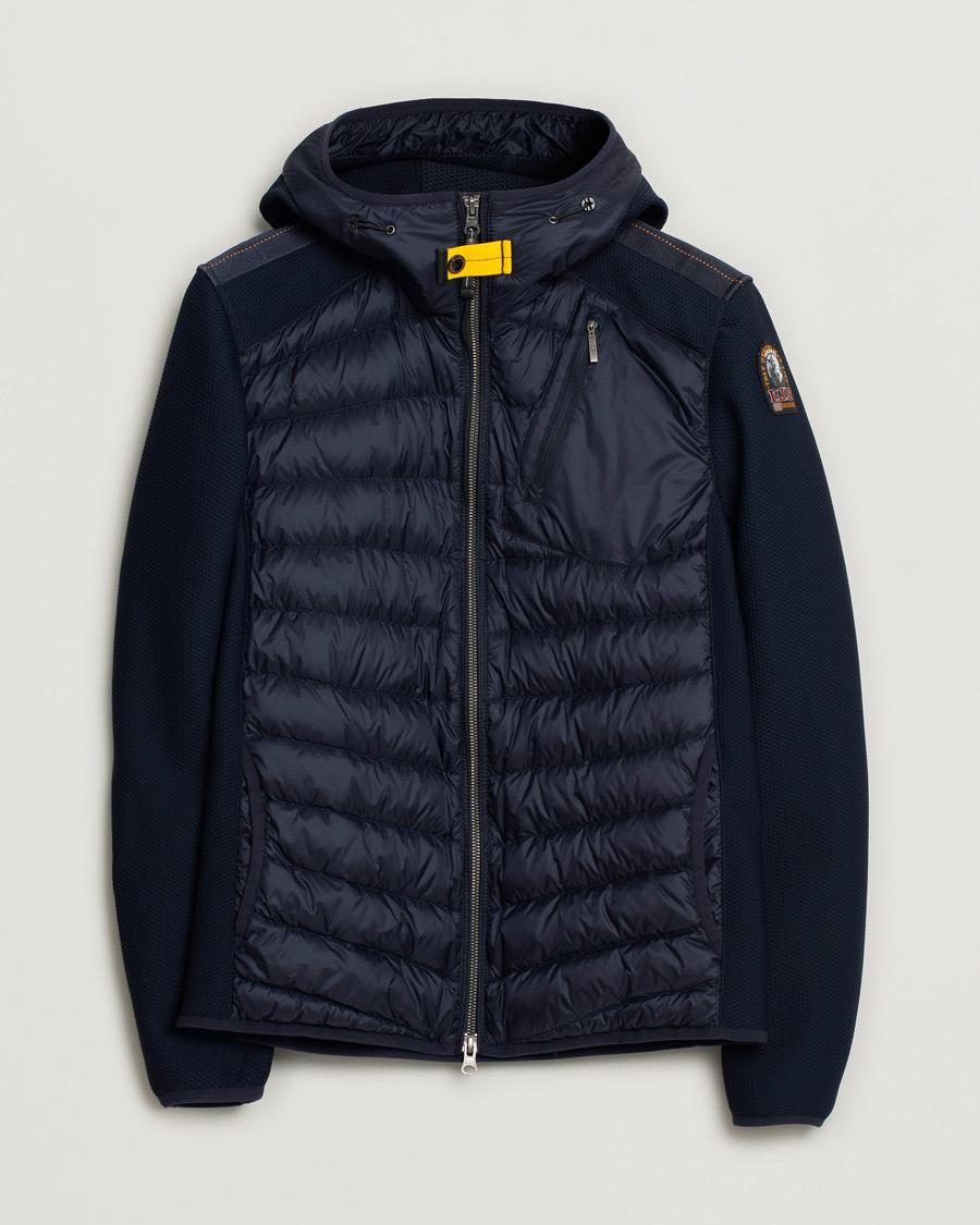 Herre | Parajumpers Nolan Hybrid Hooded Jacket Navy | Pre-owned | Parajumpers Nolan Hybrid Hooded Jacket Navy