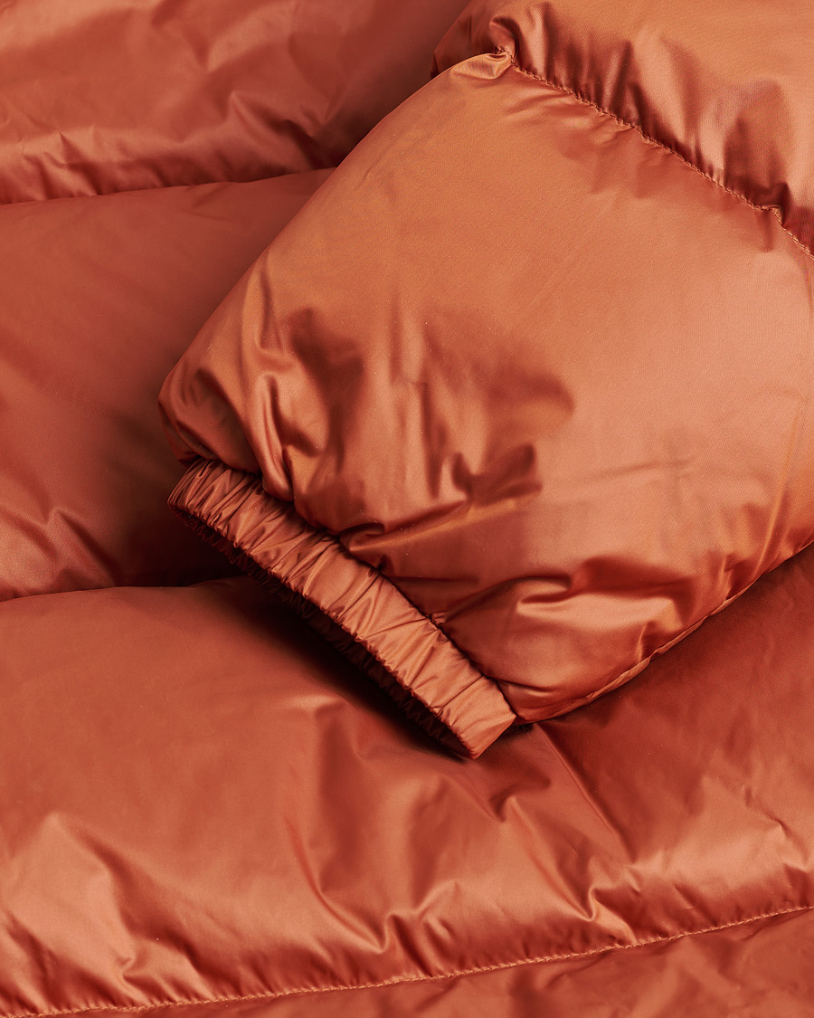 Herre | Pre-owned Jakker | Pre-owned | GANT Shiny Puffer Hooded Jacket Rust XL