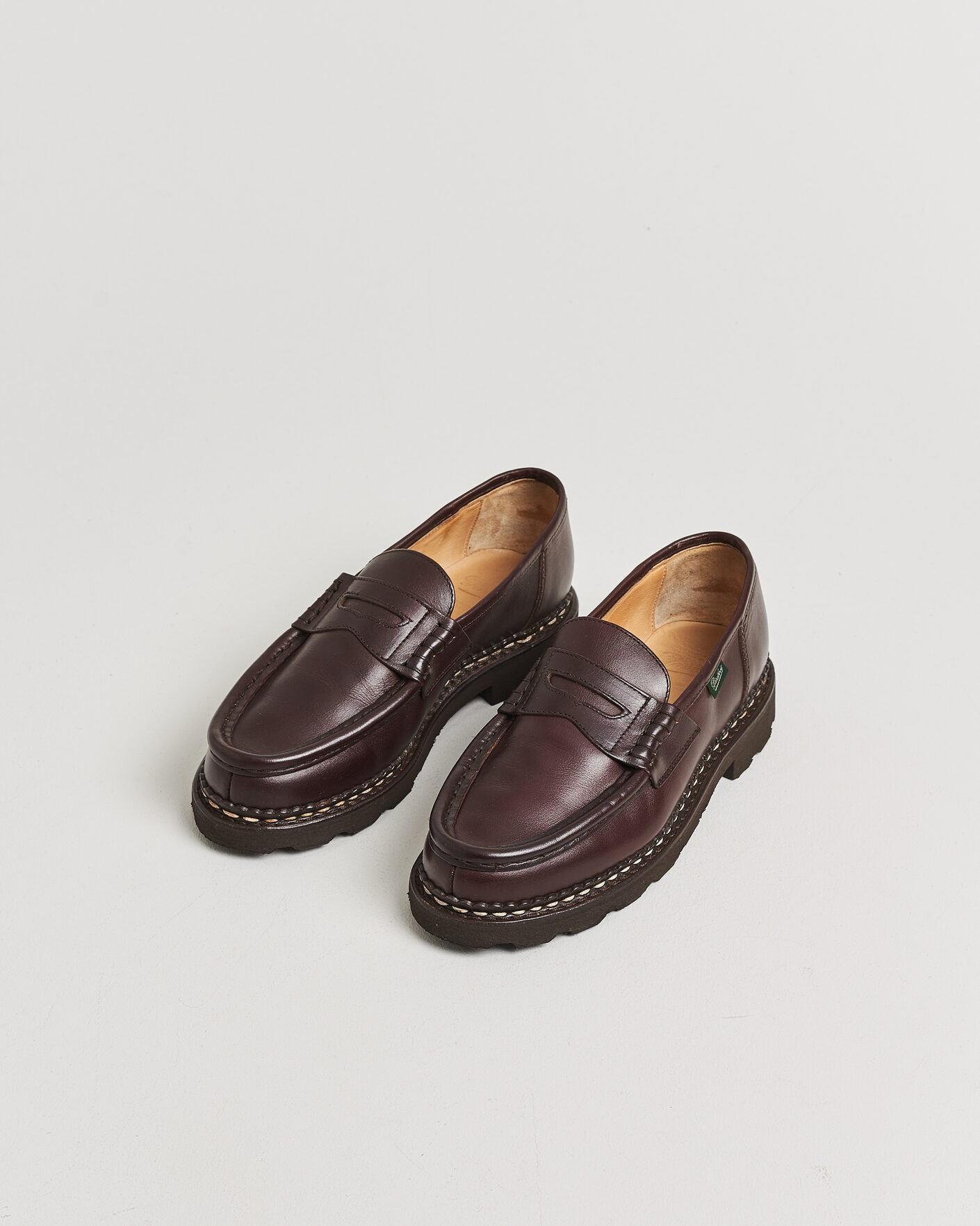Herre | Pre-owned Randsyede sko | Pre-owned | Paraboot Reims Loafer Cafe UK7 - EU41