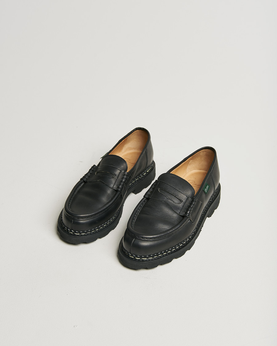 Herre | Paraboot Reims Loafer Black | Pre-owned | Paraboot Reims Loafer Black