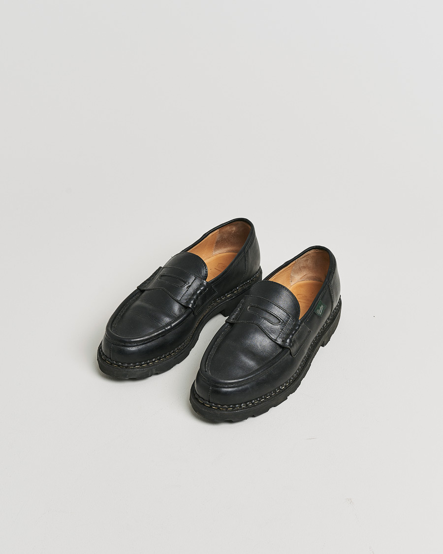 Herre | Pre-owned Randsyede sko | Pre-owned | Paraboot Reims Loafer Black UK9 - EU43