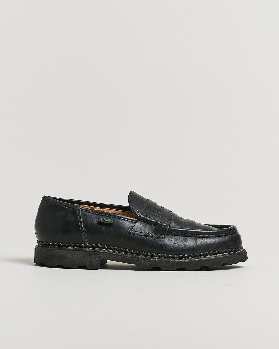 Herre | Pre-owned Randsyede sko | Pre-owned | Paraboot Reims Loafer Black UK9 - EU43