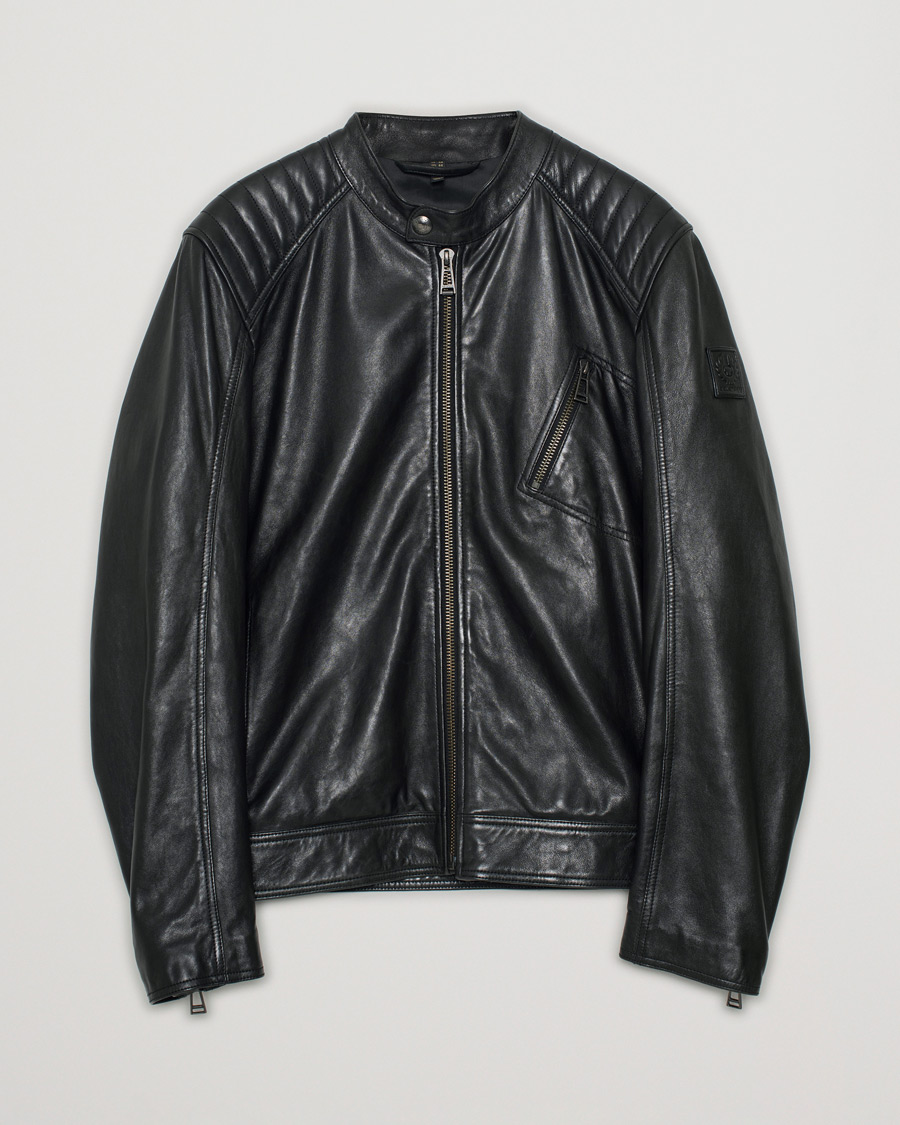 Herre | Belstaff V Racer 2.0 Leather Jacket Black | Pre-owned | Belstaff V Racer 2.0 Leather Jacket Black