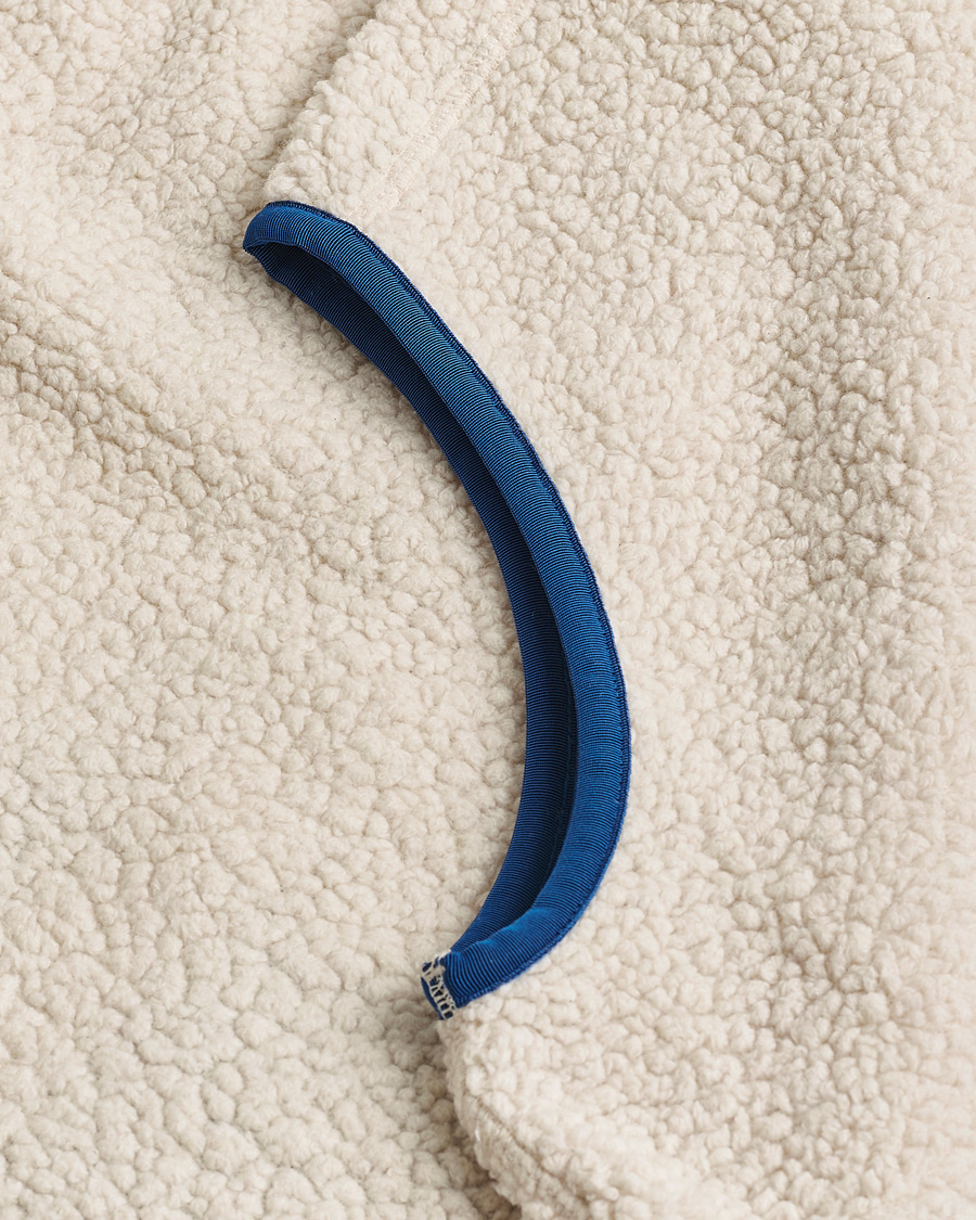 Herre | Pre-owned Jakker | Pre-owned | Drake's Zip Through Fleece Vest Ecru S