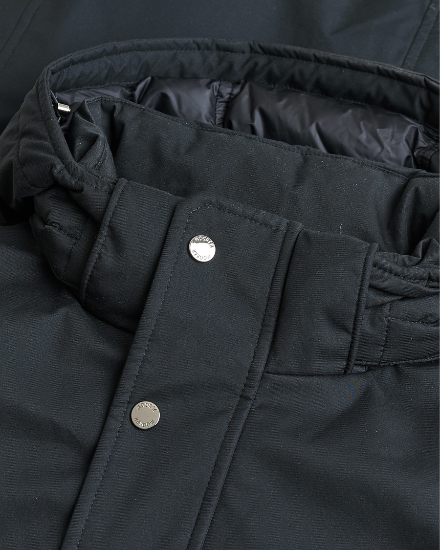 Herre | Pre-owned Jakker | Pre-owned | MooRER Vermont Waterproof Padded Parka Navy 52
