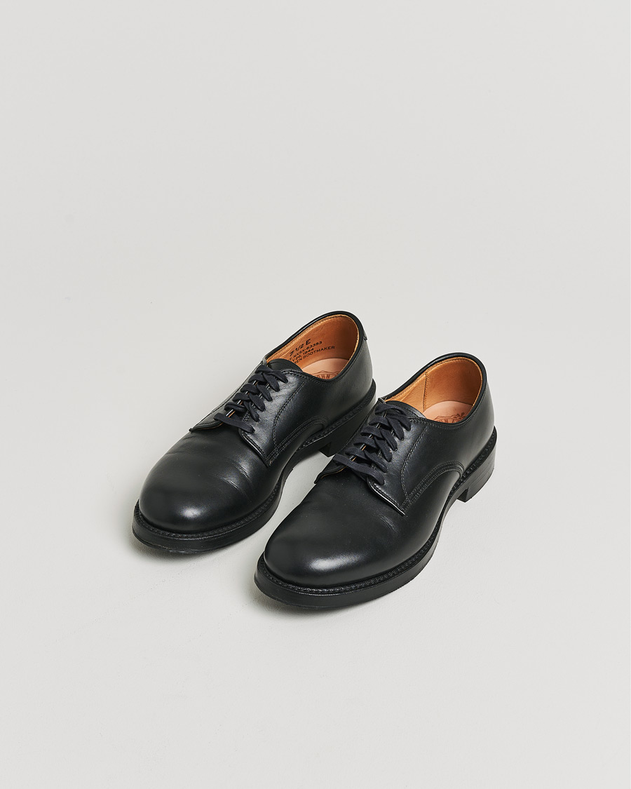 Herre | John Lofgren Bootmaker USN Low Quarter Derby Black Calf US7,5 - EU40,5 | Pre-owned | John Lofgren Bootmaker USN Low Quarter Derby Black Calf US7,5 - EU40,5