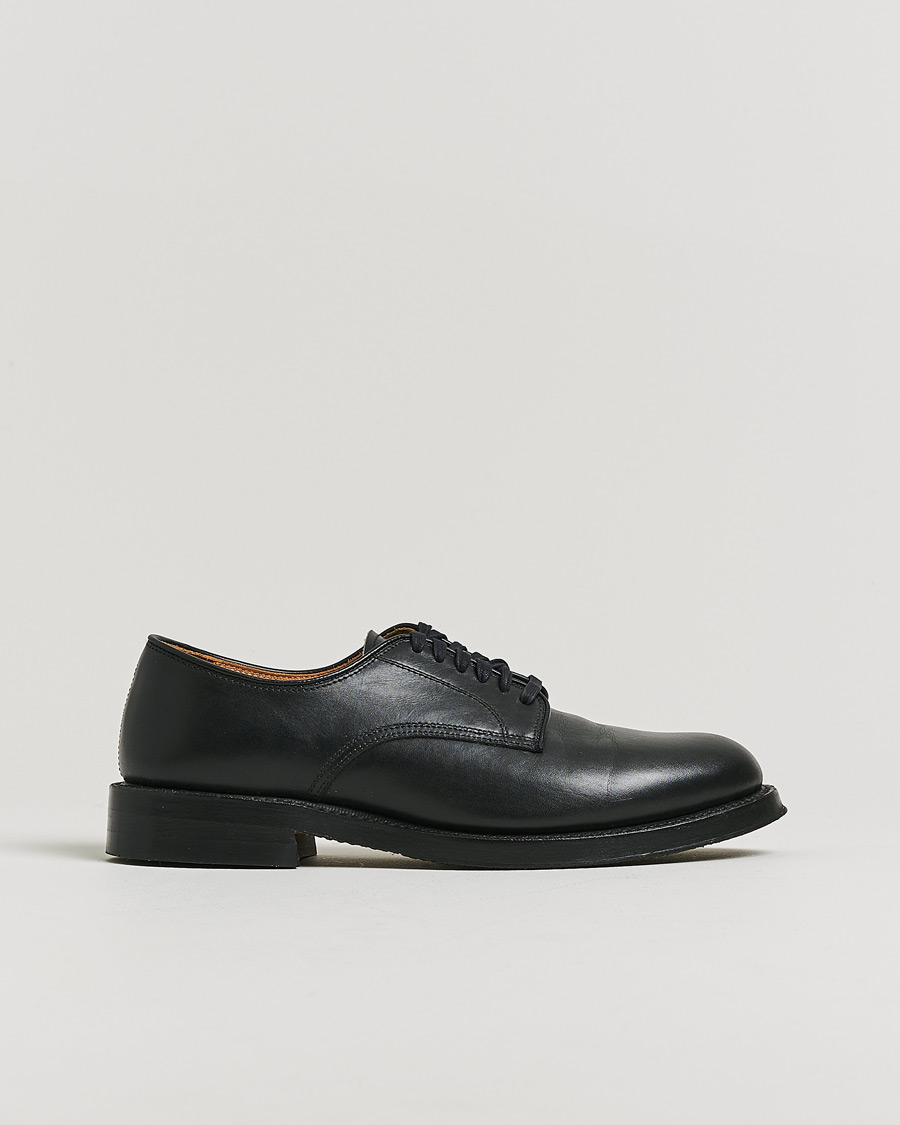 Herre | John Lofgren Bootmaker USN Low Quarter Derby Black Calf US7,5 - EU40,5 | Pre-owned | John Lofgren Bootmaker USN Low Quarter Derby Black Calf US7,5 - EU40,5