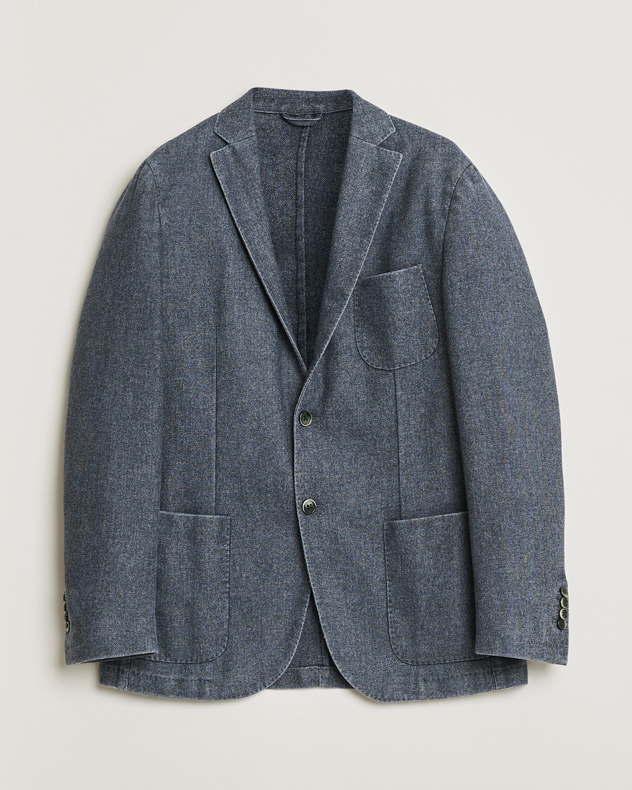Herre | Pre-owned Blazere | Pre-owned | L.B.M. 1911 Wool Blazer Washed Blue 52