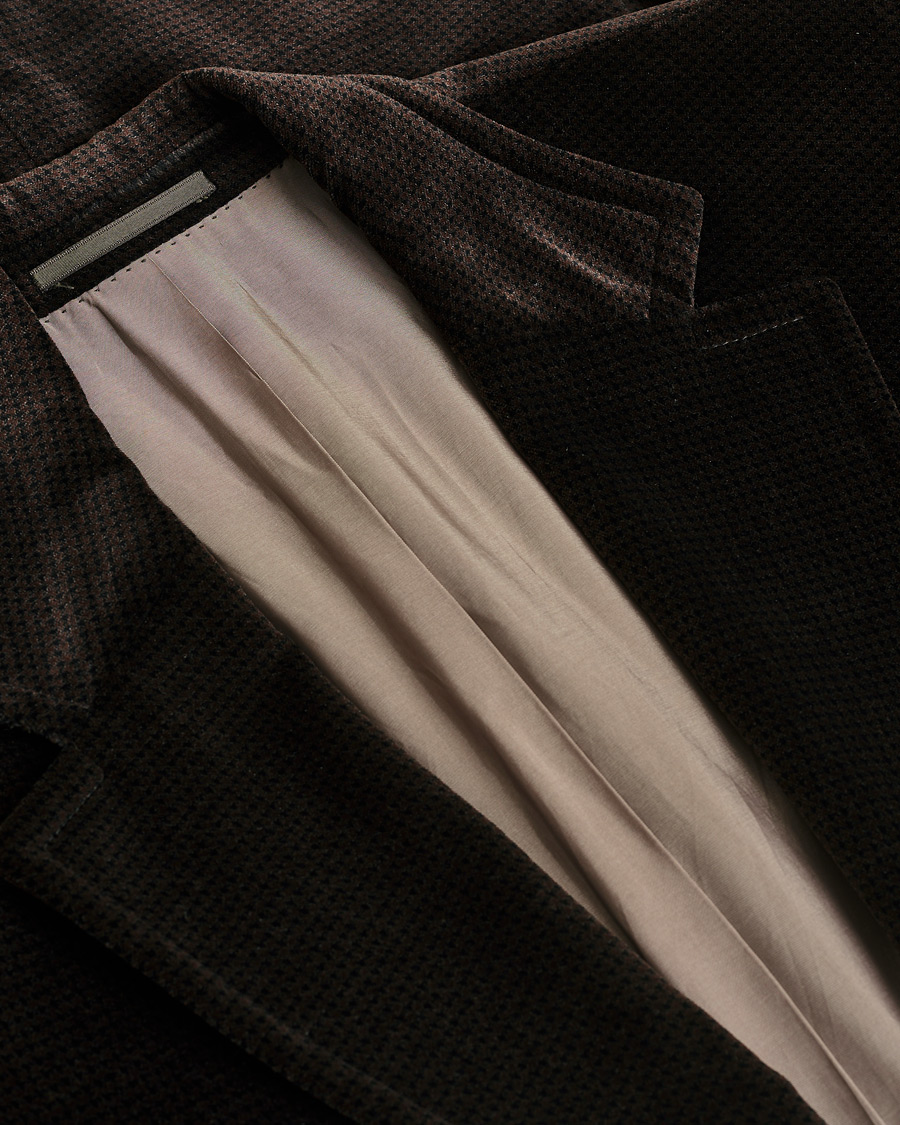 Herre | Pre-owned Blazere | Pre-owned | BOSS Velvet Blazer Brown 50