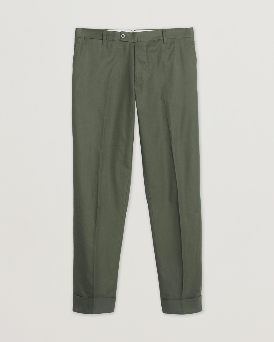 Herre | Pre-owned Jakkesæt | Pre-owned | Orazio Luciano Cotton Suit Green 50