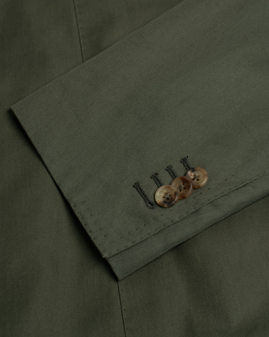 Herre | Pre-owned Jakkesæt | Pre-owned | Orazio Luciano Cotton Suit Green 50