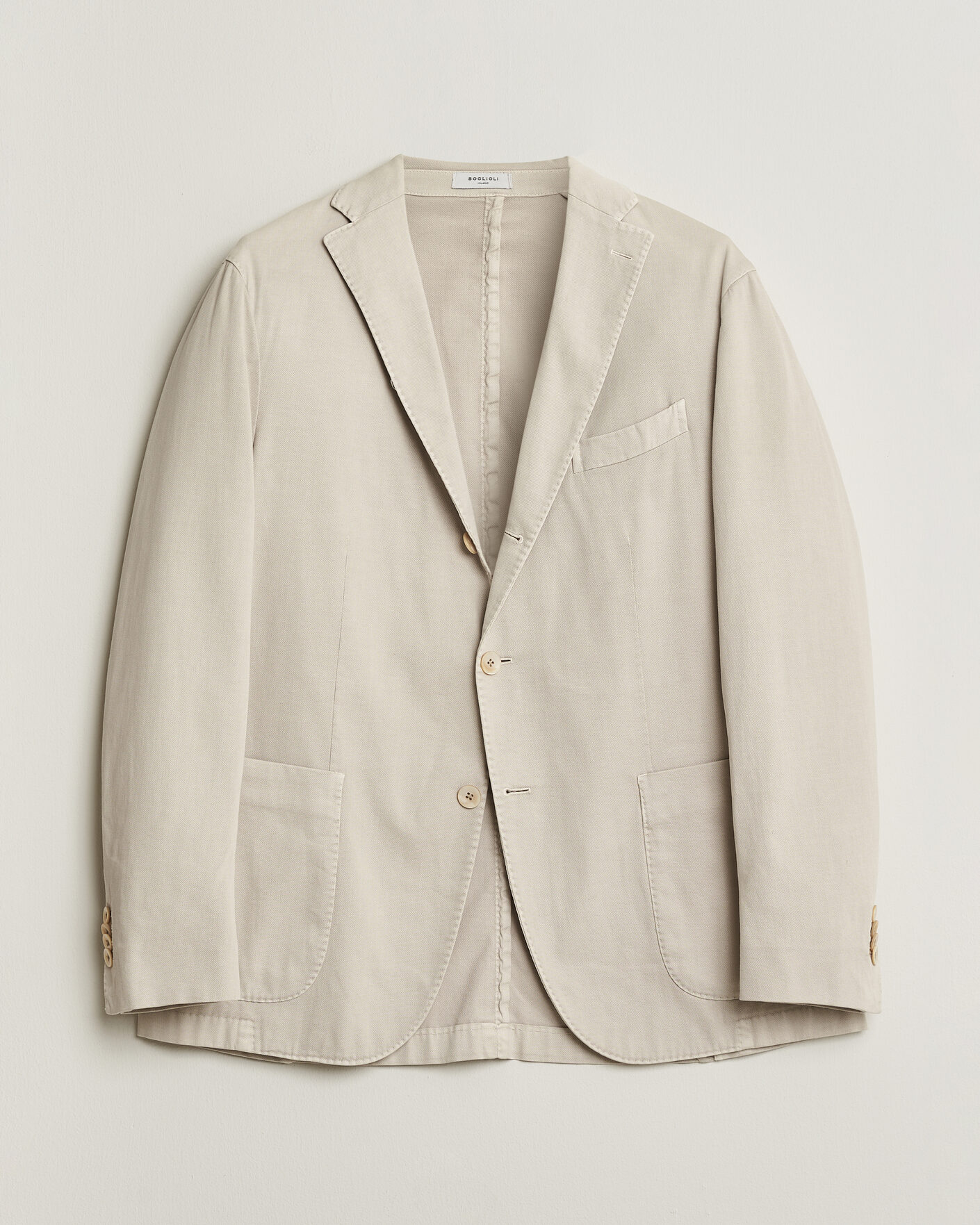 Herre | Pre-owned Blazere | Pre-owned | Boglioli K Jacket Cotton Stretch Blazer Light Beige 52