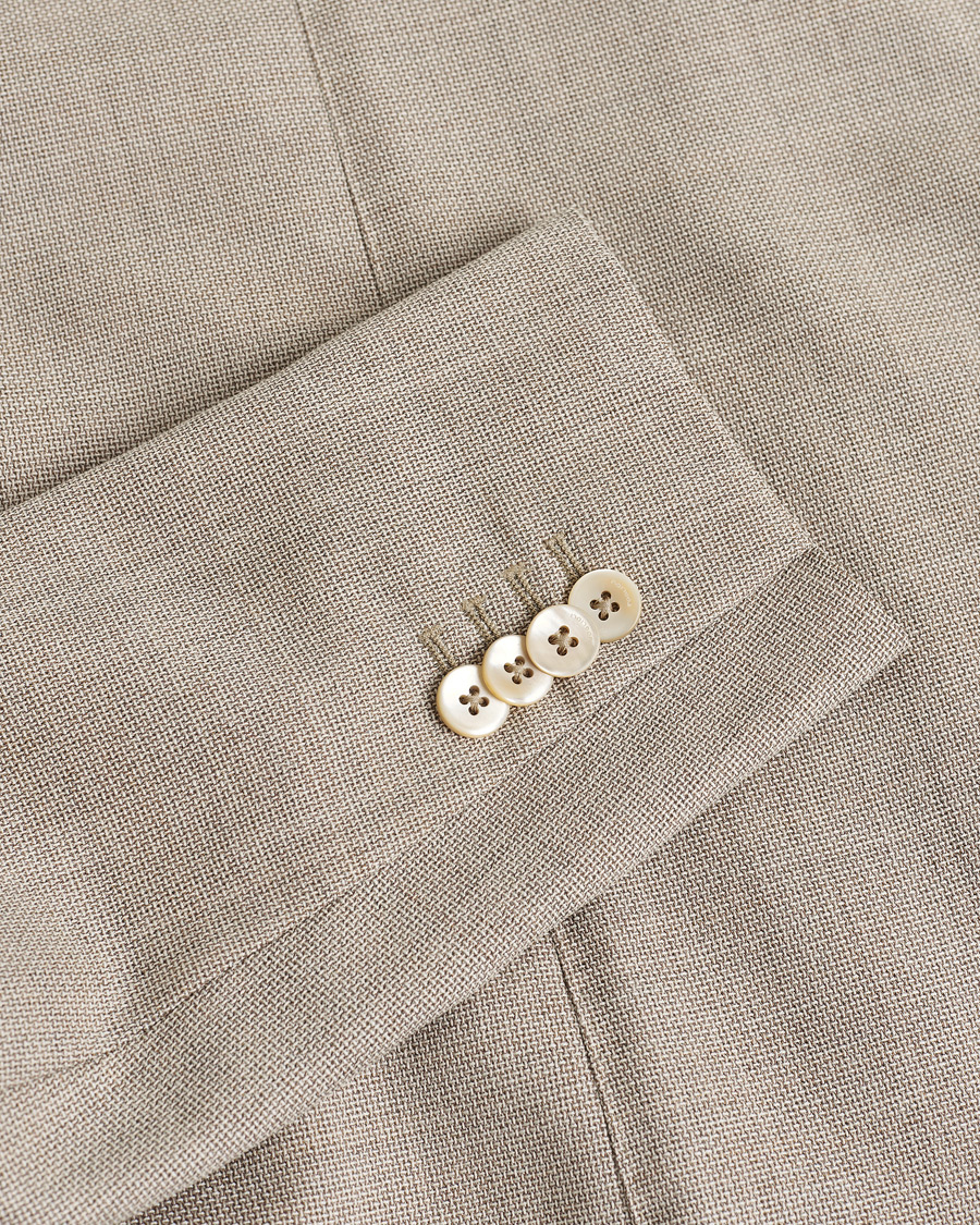 Herre | Pre-owned Blazere | Pre-owned | Boglioli K Jacket Wool Hopsack Blazer Beige 46
