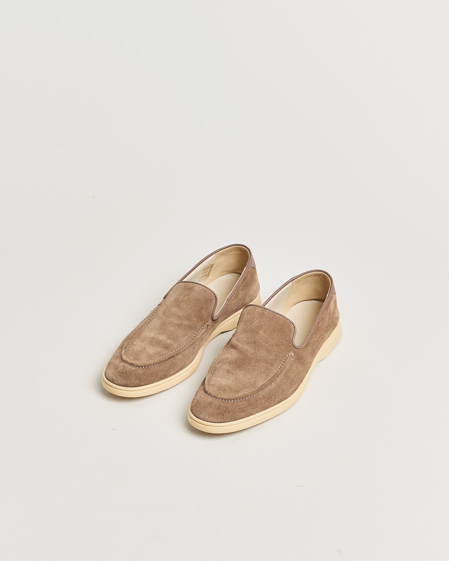 Herre | Pre-owned Sko | Pre-owned | CQP Debonair Suede Loafers Tabac 43