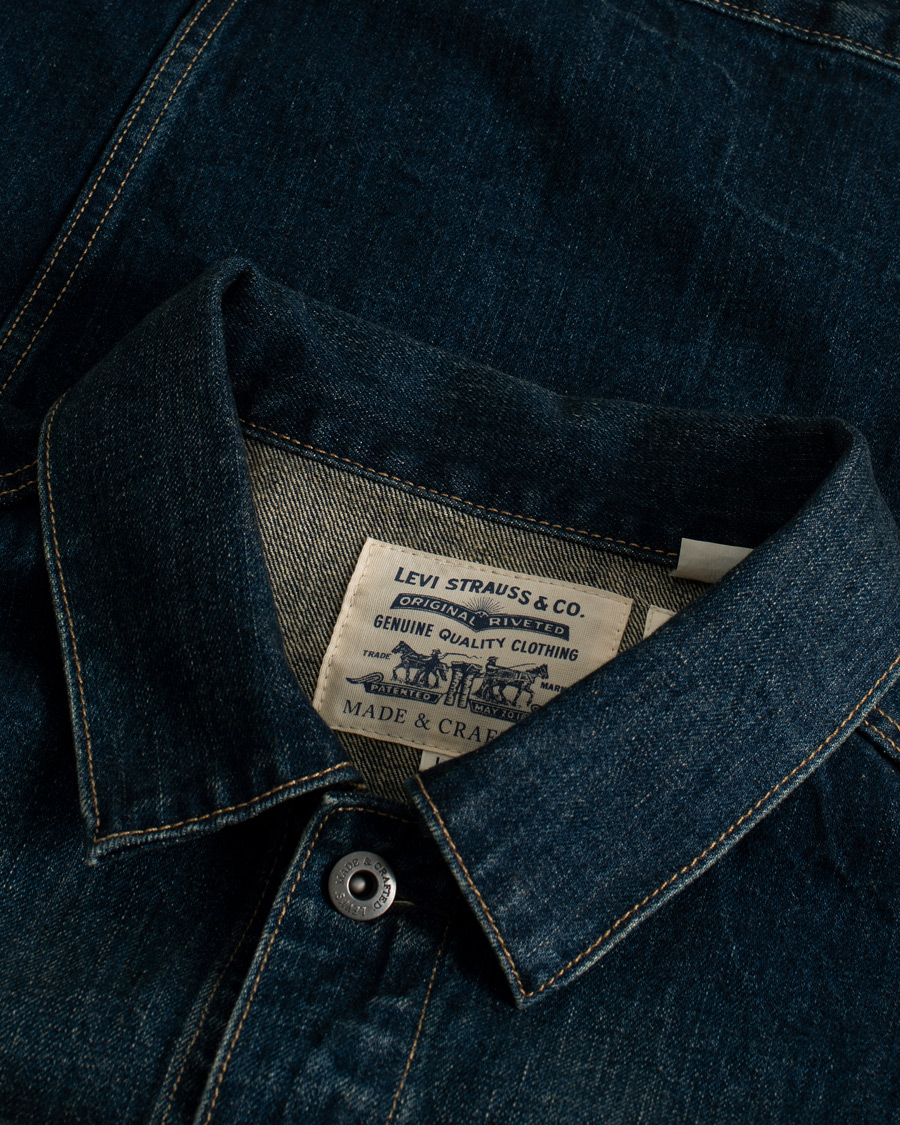 Herre | Jakker | Pre-owned | Levi's Oversized Denim Trucker Dark Rush