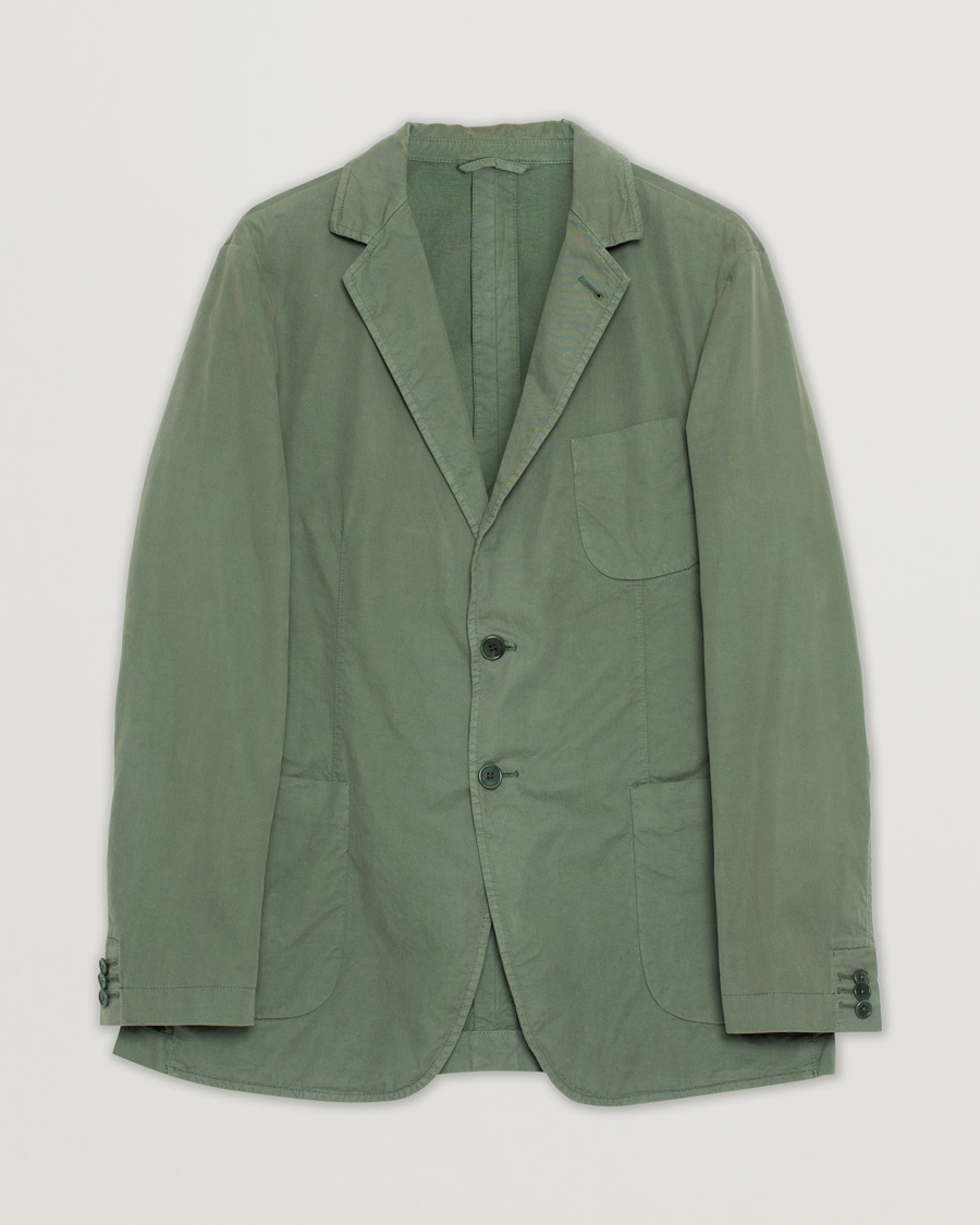 Herre | Blazere & jakker | Pre-owned | Aspesi Samuraki Washed Blazer Army Green 