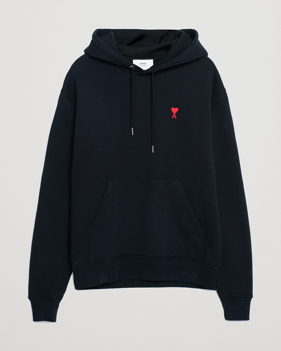 Herre | Trøjer | Pre-owned | AMI Heart Logo Hoodie Black