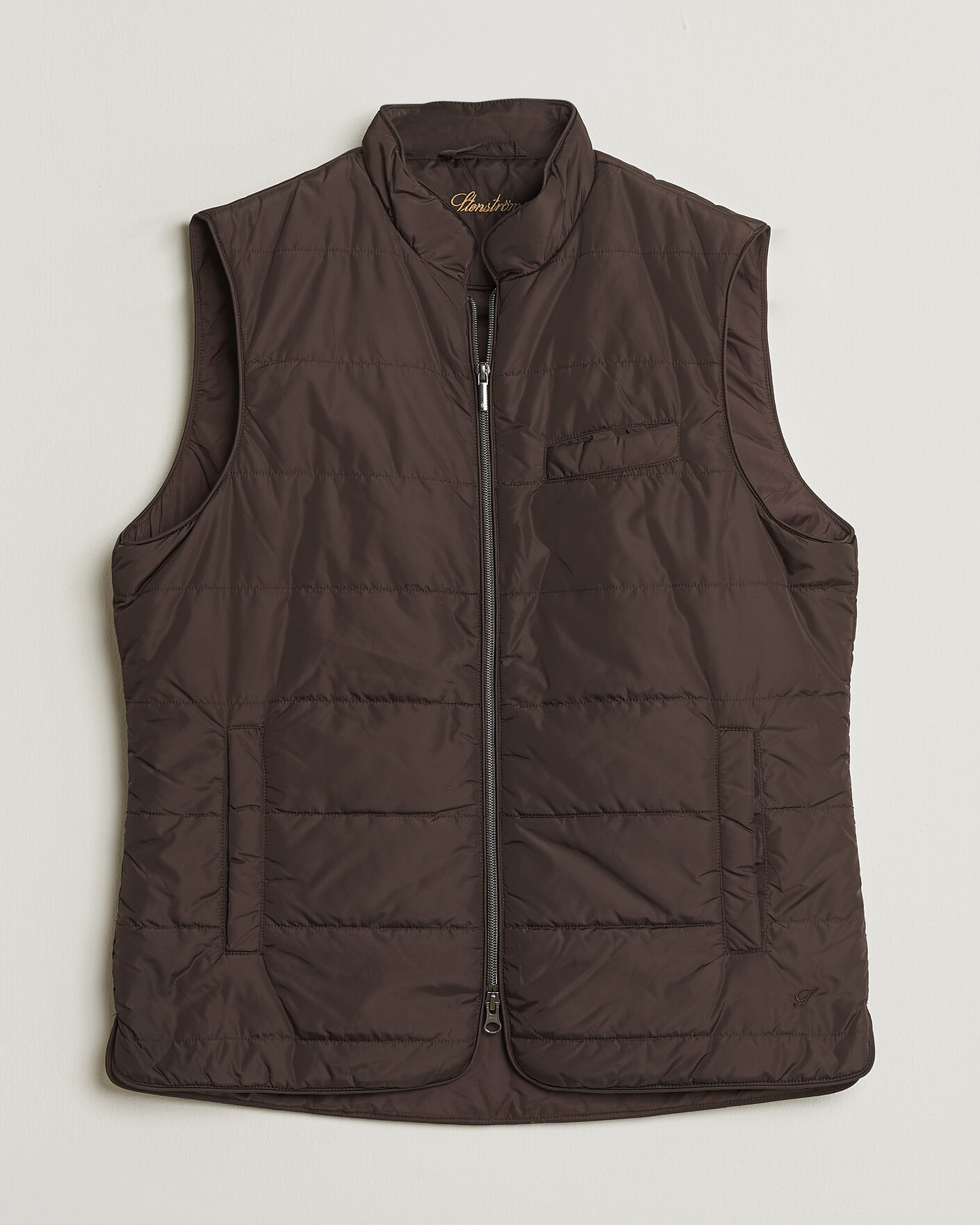 Herre | Pre-owned Jakker | Pre-owned | Stenströms Padded Nylon Vest Brown M