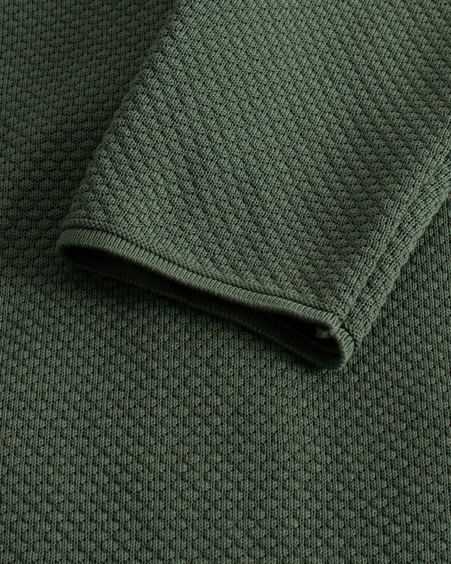 Herre | Lardini Knitted Structure Cotton Blazer Soft Green | Pre-owned | Lardini Knitted Structure Cotton Blazer Soft Green