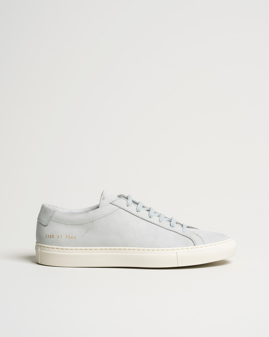 Herre | Common Projects Original Achilles Nubuck Sneaker Grey | Pre-owned | Common Projects Original Achilles Nubuck Sneaker Grey