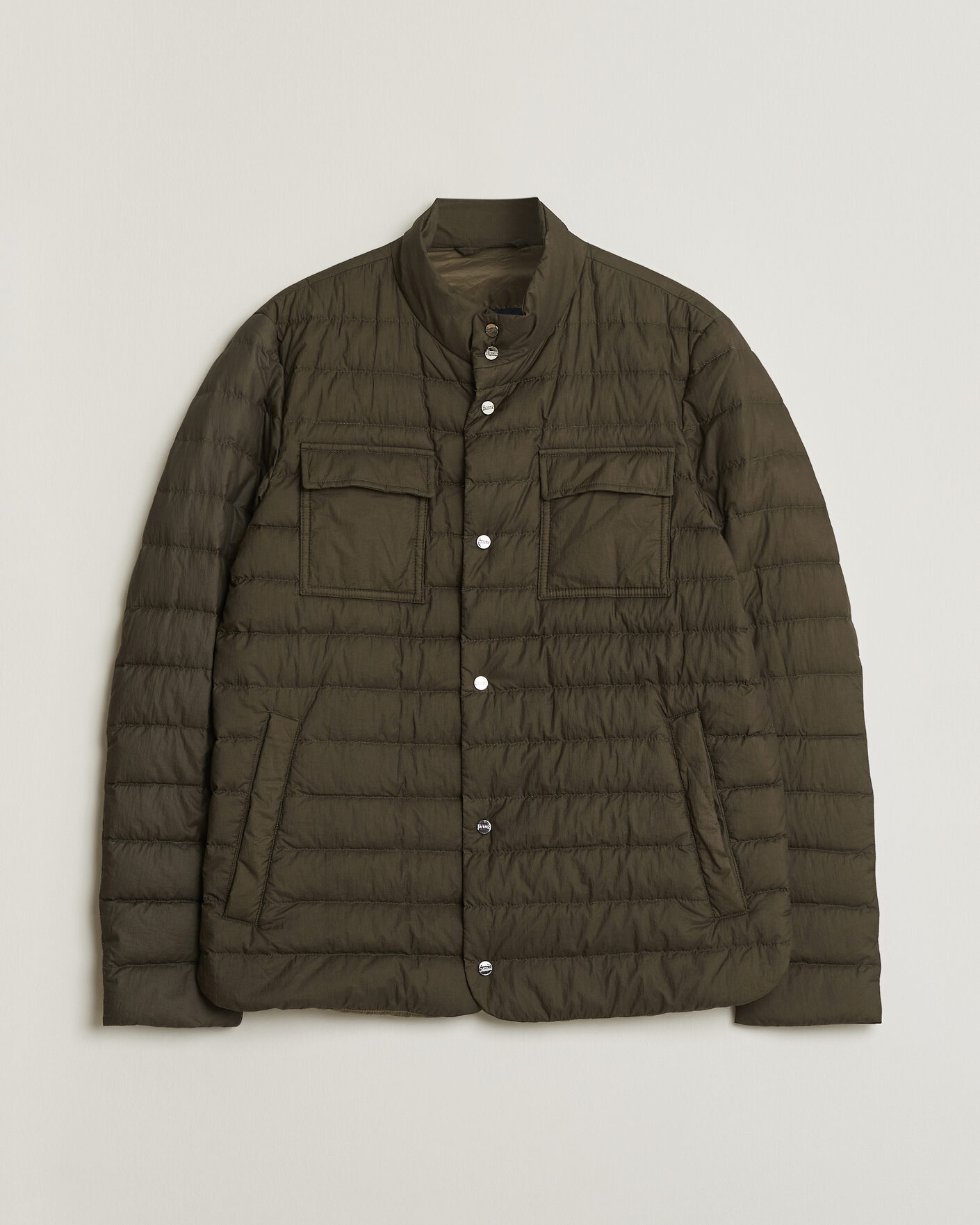 Herre | Pre-owned Jakker | Pre-owned | Herno Nylon Jacket Dark Olive 48