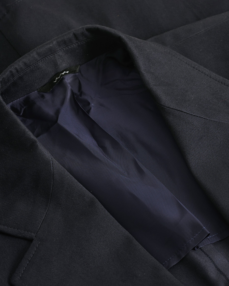 Herre | Pre-owned Blazere | Pre-owned | Berg&Berg Cotton Blazer Navy 48