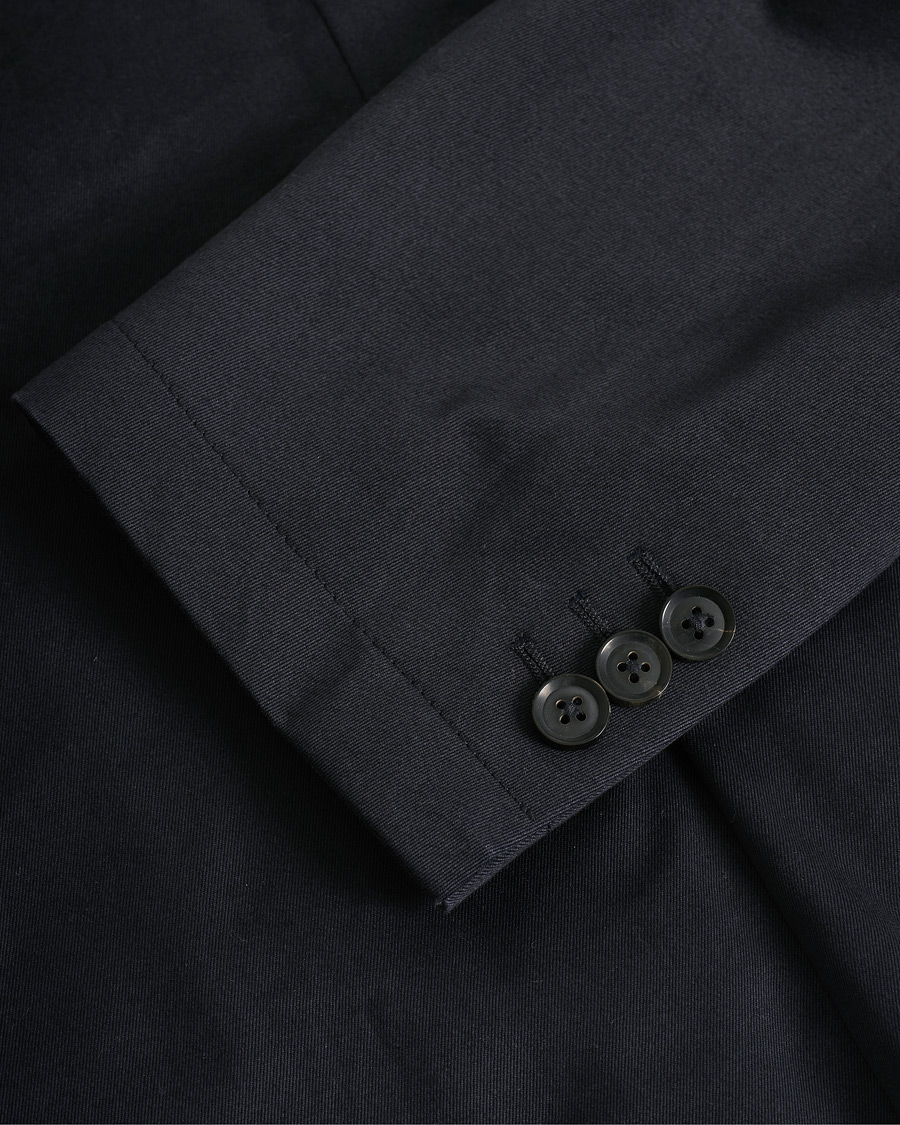 Herre | Pre-owned Blazere | Pre-owned | Berg&Berg Cotton Blazer Navy 48