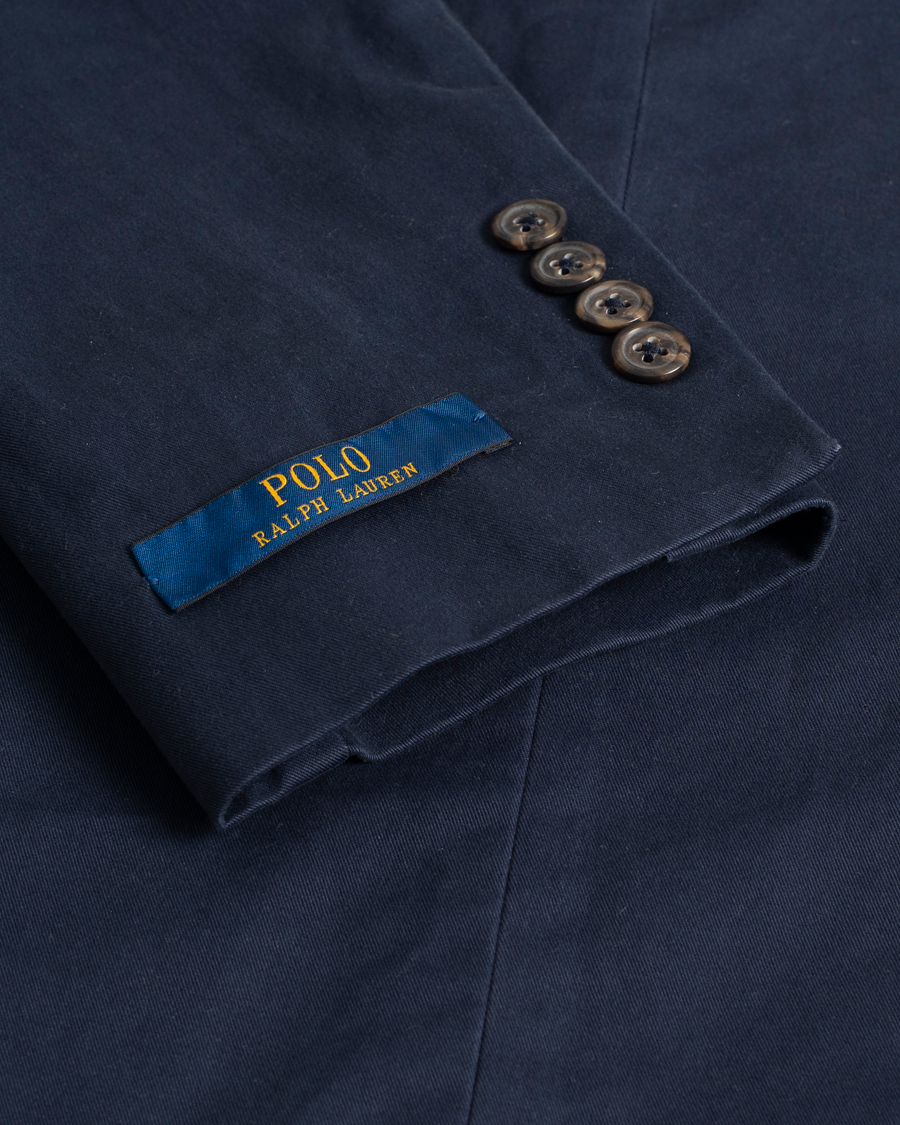 Herre | Blazere & jakker | Pre-owned | Polo Ralph Lauren Cotton Stretch Sportcoat Nautical Ink