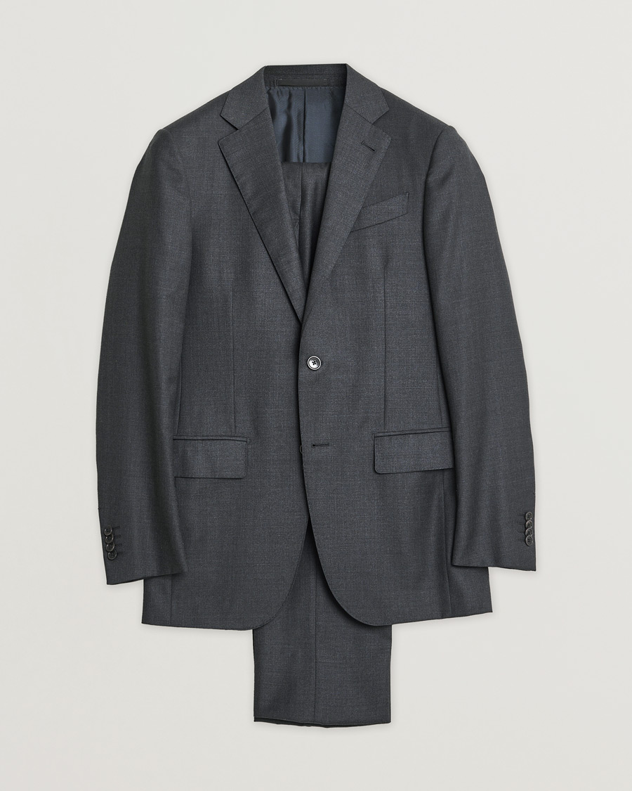 Herre | Pre-owned Jakkesæt | Pre-owned | Ermenegildo Zegna Wool Suit Grey 44