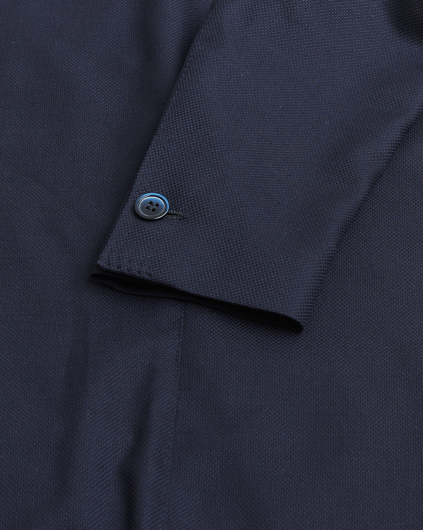 Herre | Pre-owned Blazere | Pre-owned | Gabo Napoli Navy Hopsack Wool Blazer 50