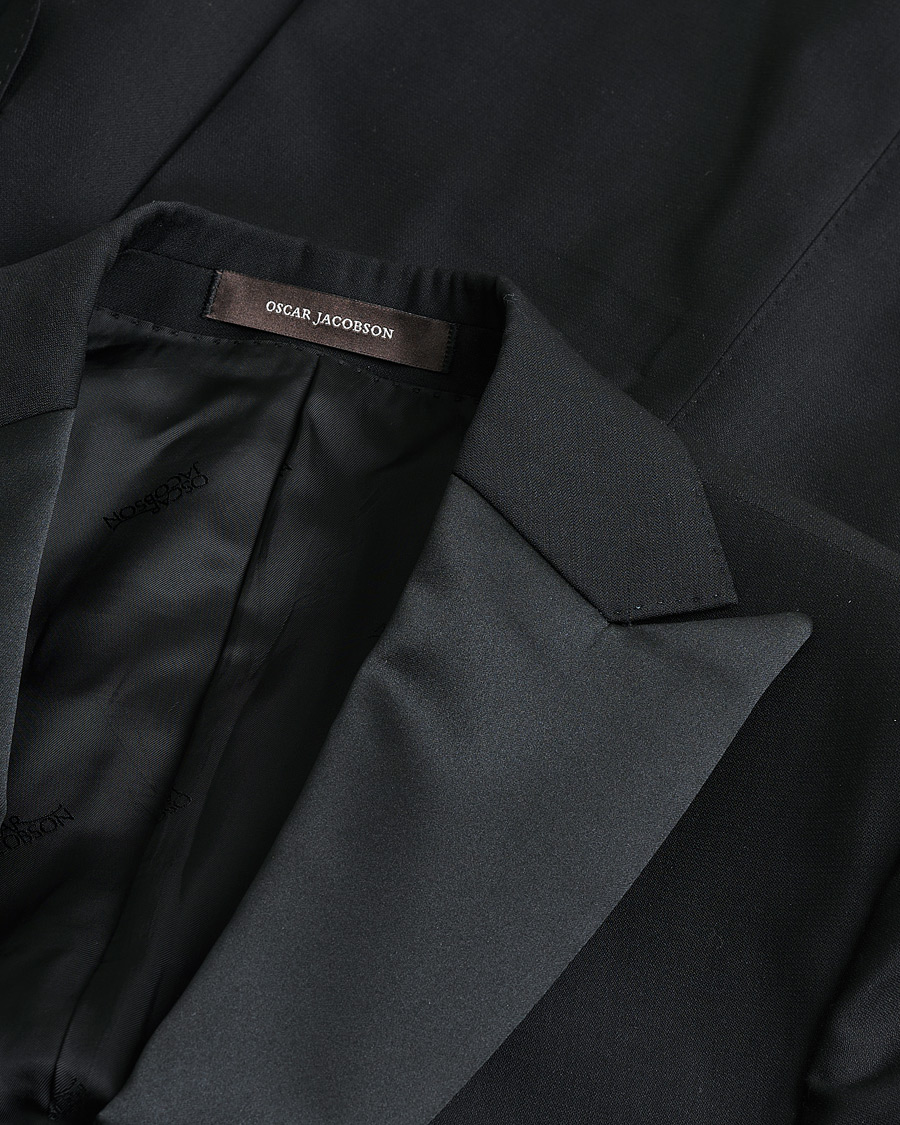 Herre | Pre-owned Jakkesæt | Pre-owned | Oscar Jacobson Elder & Denz Wool Tuxedo Black 46