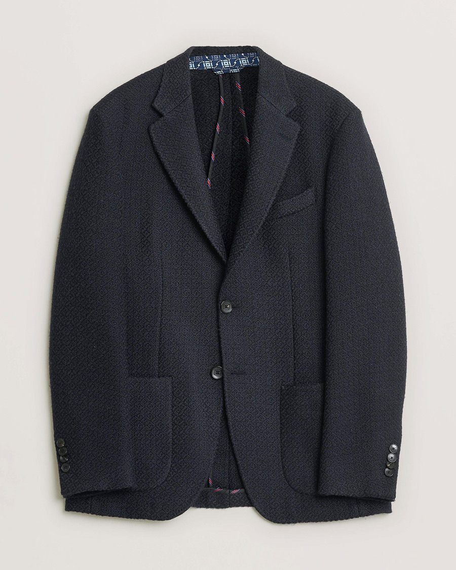 Herre | Pre-owned Blazere | Pre-owned | Etro Jacquard Jersey Blazer Navy 52