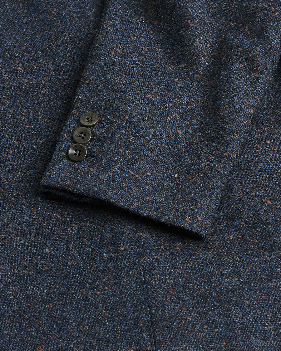 Herre | Pre-owned Blazere | Pre-owned | Boglioli Dover Wool Blazer Navy Melange 48