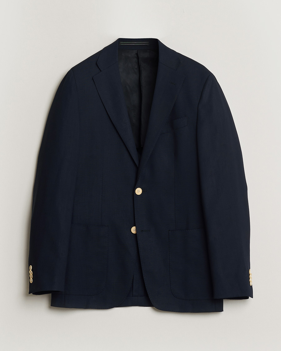 Herre | Pre-owned Blazere | Pre-owned | Corneliani Wool Hopsack Blazer Navy 48