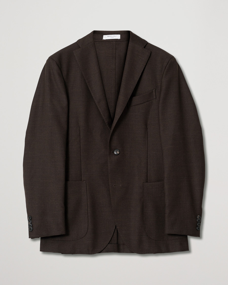Herre | Blazere & jakker | Pre-owned | Boglioli K Jacket Wool Mohair Blazer Brown 46