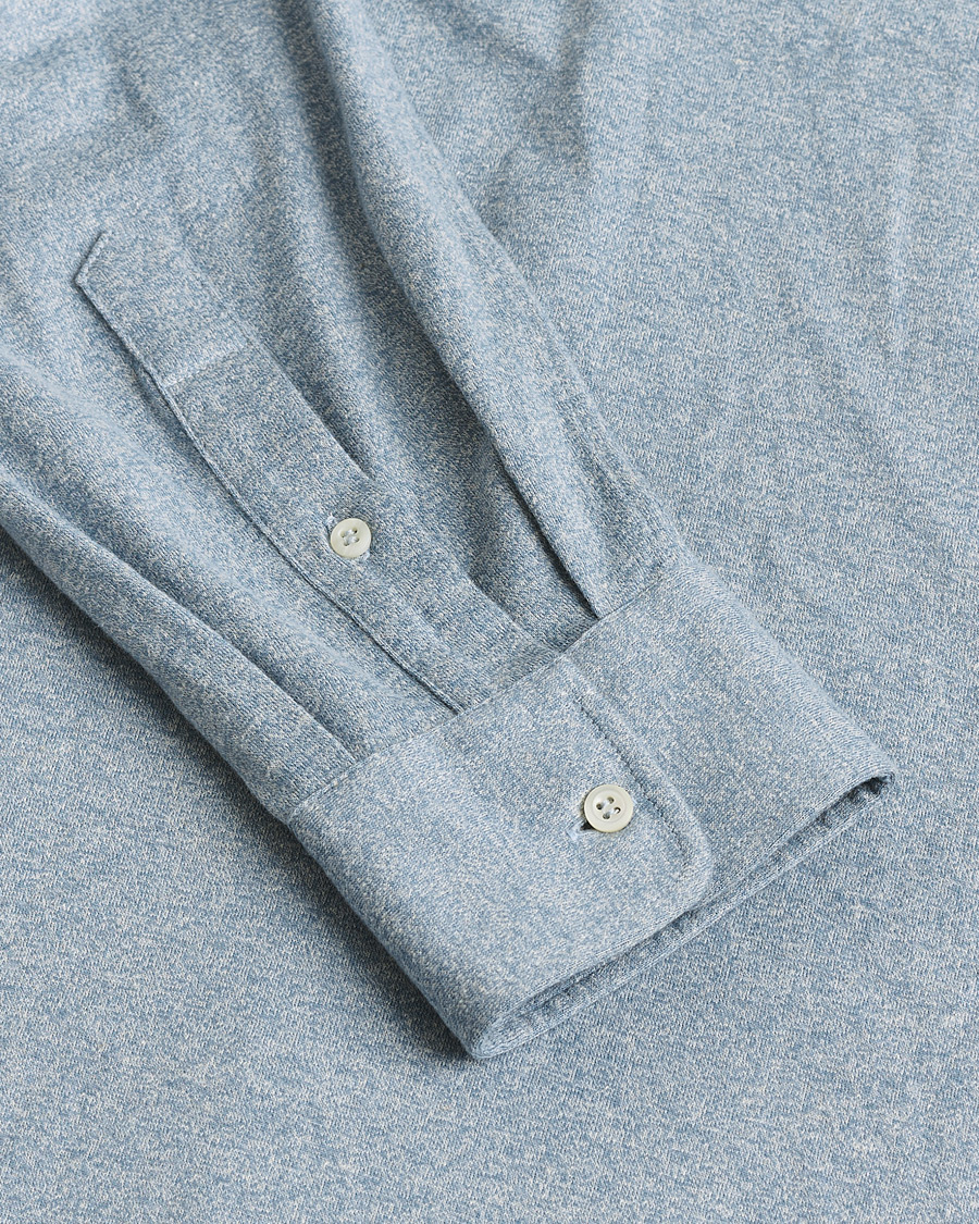 Herre | Brunello Cucinelli Lightweight Jersey Shirt Light Blue L | Pre-owned | Brunello Cucinelli Lightweight Jersey Shirt Light Blue L