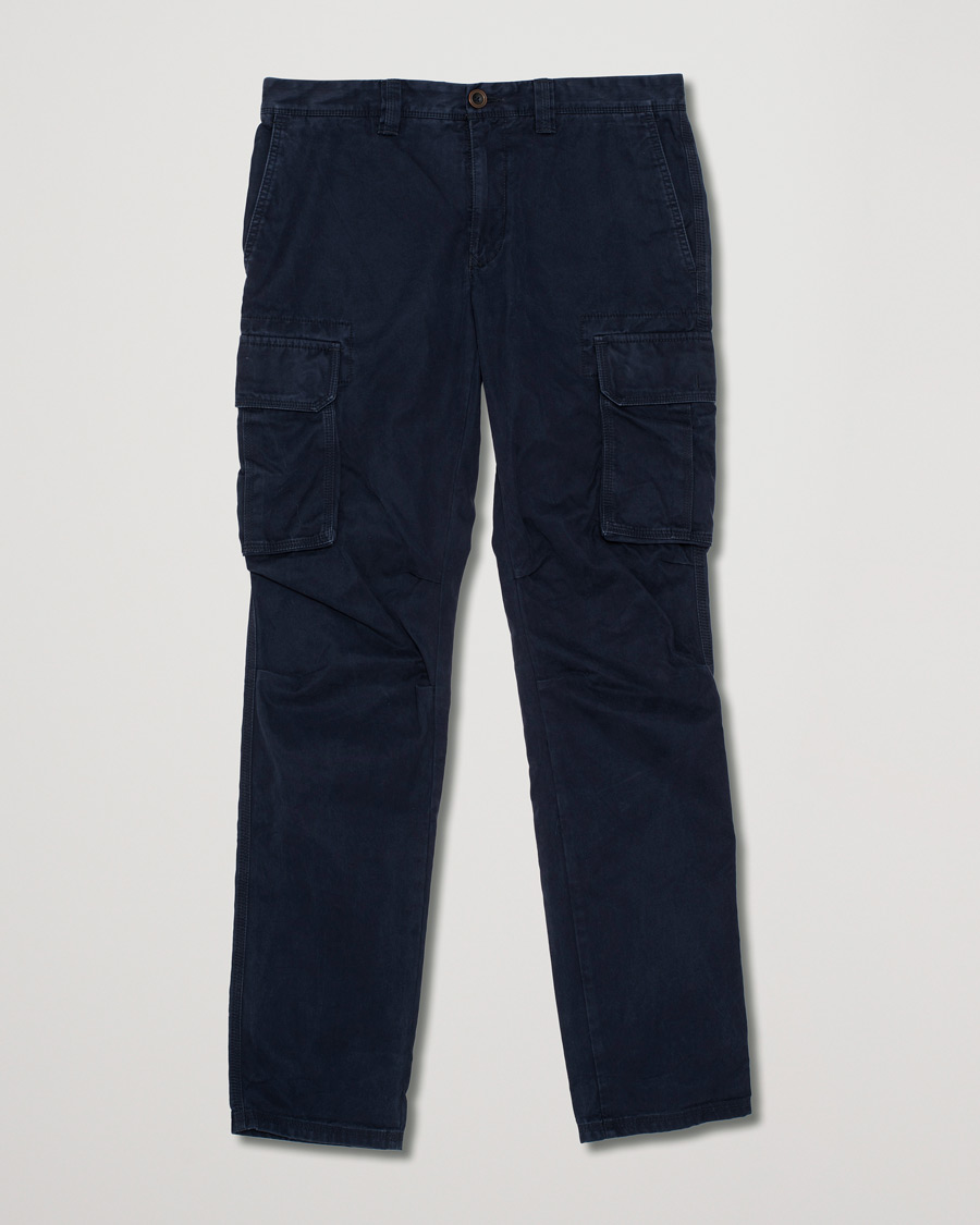 Herre | Bukser | Pre-owned | Incotex Slim Fit Cargo Pants Navy W34
