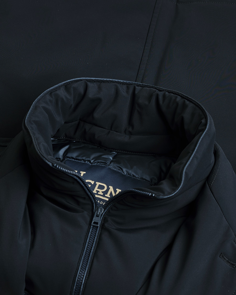 Herre | Pre-owned Jakker | Pre-owned | Herno Nylon City Blazer Navy