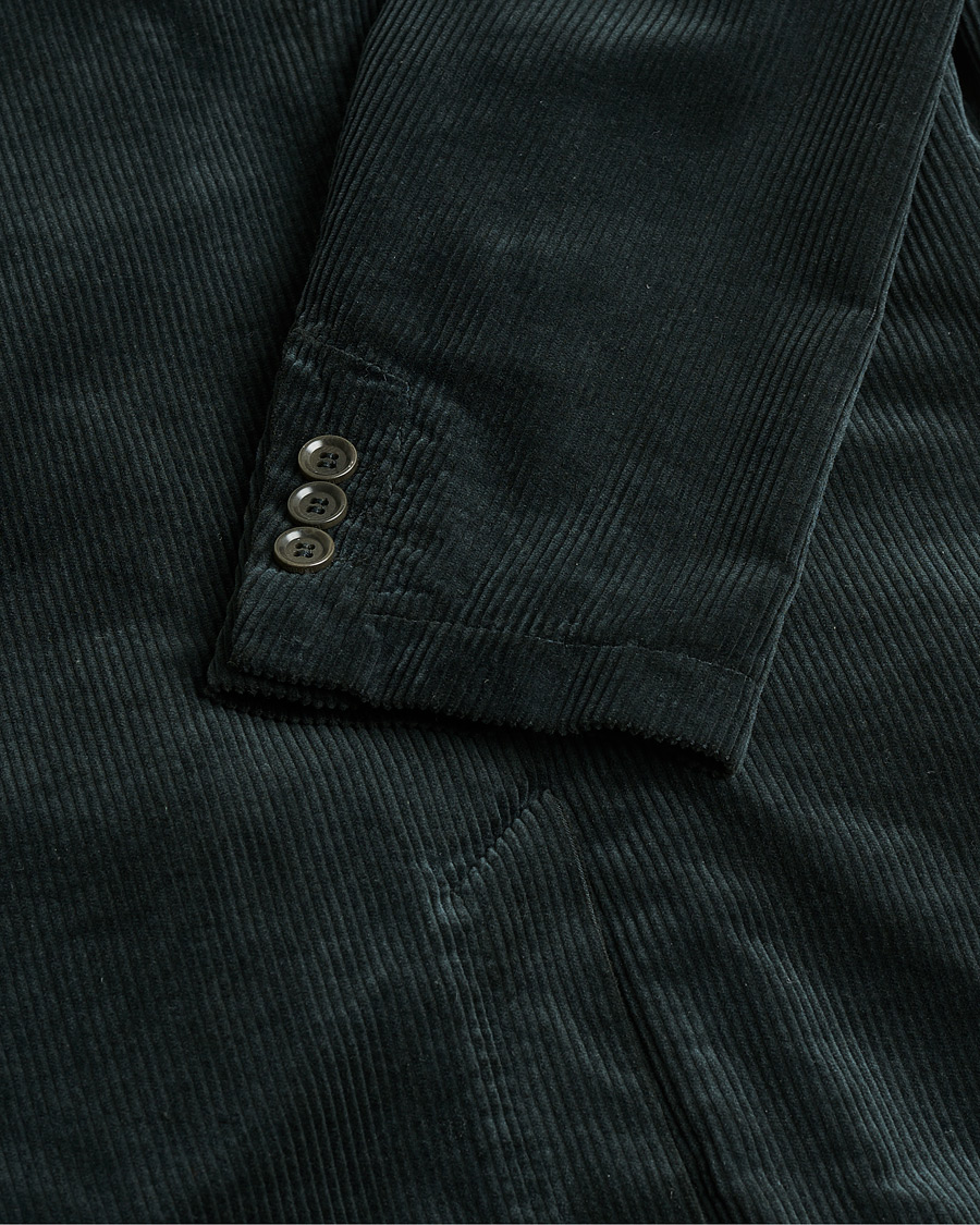 Herre | Pre-owned Blazere | Pre-owned | Aspesi Corduroy Blazer Emerald S