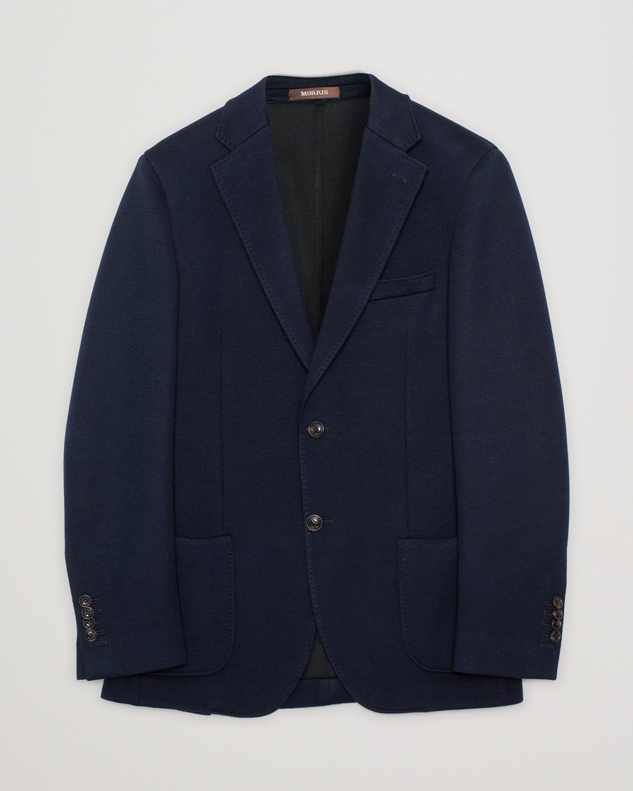 Herre | Blazere & jakker | Pre-owned | Morris Heritage Mike Knitted Blazer Navy