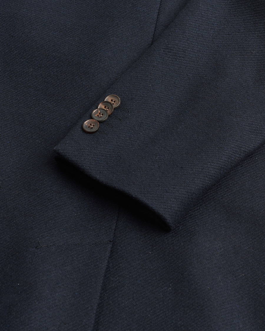 Herre | Pre-owned Jakker | Pre-owned | Morris Double Breasted Wool Coat Navy 48