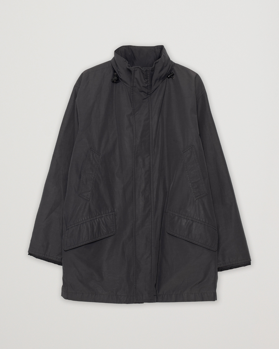 Herre | Yves Saint Laurent Cotton/Nylon Coat Black 48 | Pre-owned | Yves Saint Laurent Cotton/Nylon Coat Black 48