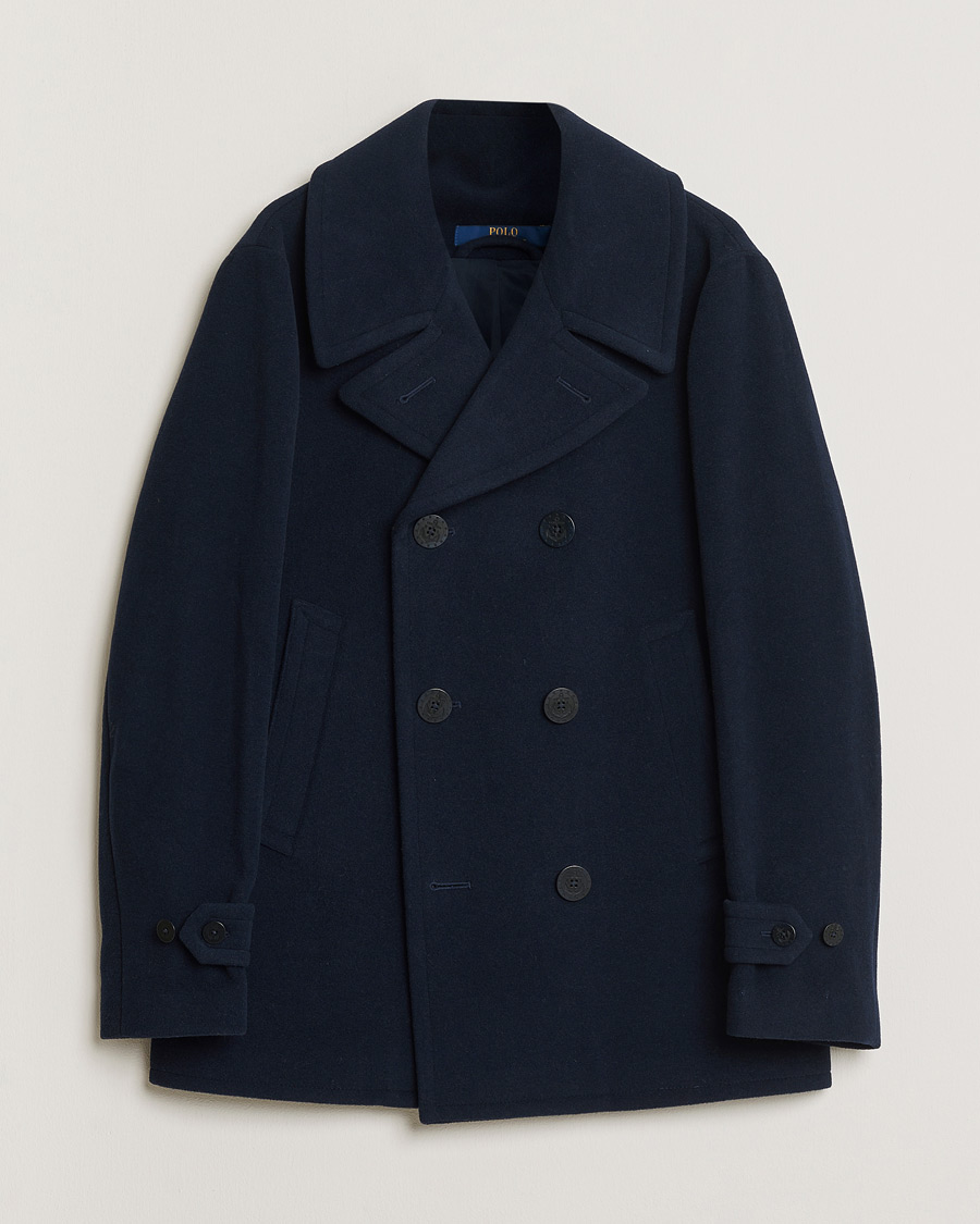 Herre | Pre-owned Jakker | Pre-owned | Polo Ralph Lauren Wool Peacoat Navy M